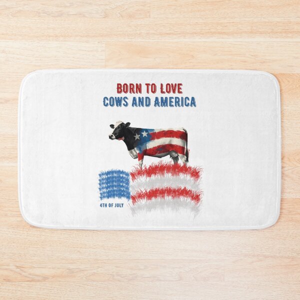 Item preview, Born To Love Cows And America Red White And MOO 4th of July designed and sold by AleksandraJac05.