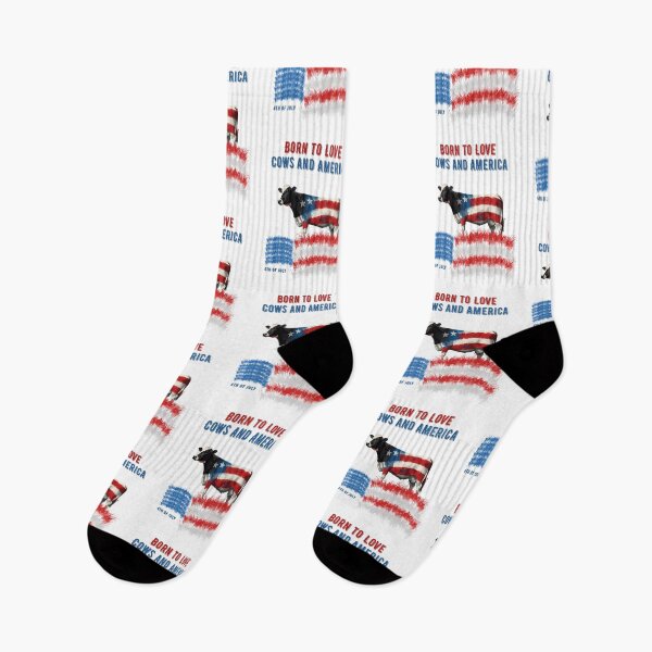 Item preview, Born To Love Cows And America Red White And MOO 4th of July designed and sold by AleksandraJac05.
