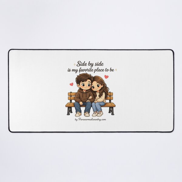 Item preview, Young Couple on Bench designed and sold by ParanormalCount.