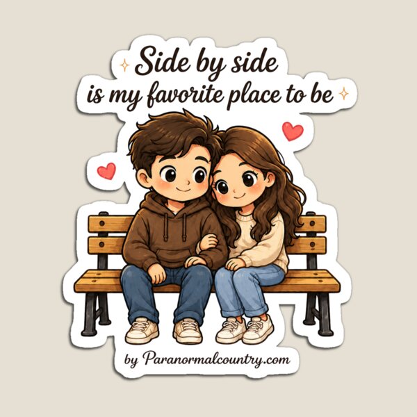 Item preview, Young Couple on Bench designed and sold by ParanormalCount.