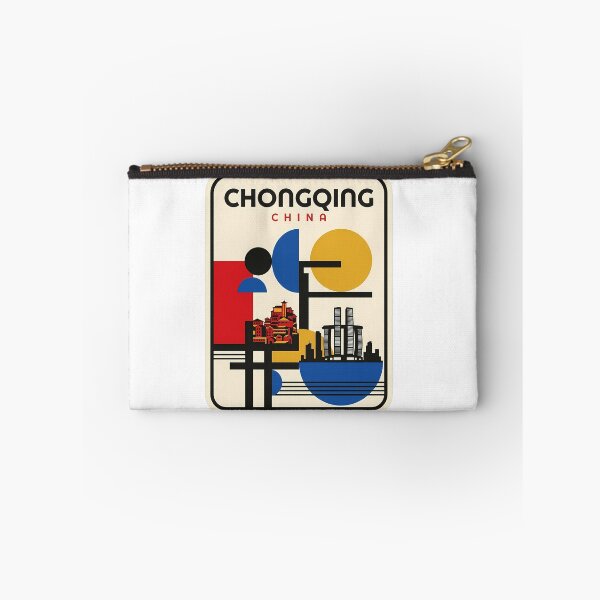 Item preview, Retro Bauhaus Chongqing China City Skyline designed and sold by k3rstman1.