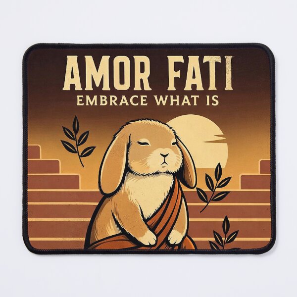 Item preview, Amor Fati – Meditating Rabbit designed and sold by Dogandesighn.