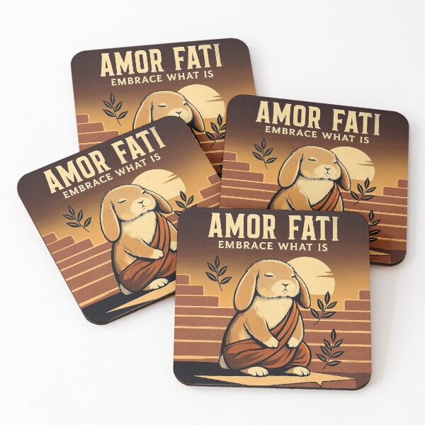 Item preview, Amor Fati – Meditating Rabbit designed and sold by Dogandesighn.