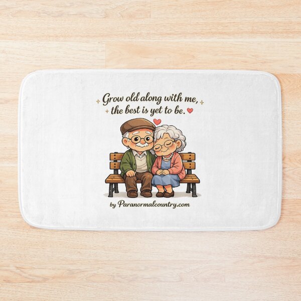 Item preview, Elderly Couple on Bench designed and sold by ParanormalCount.