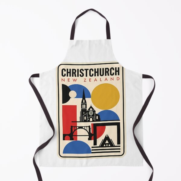 Item preview, Vintage Christchurch New Zealand Geometric Skyline designed and sold by k3rstman1.
