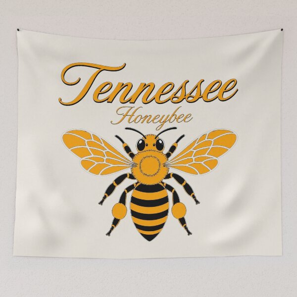 Item preview, Tennessee Honeybee Vintage State Insect designed and sold by The-Drip-Studio.