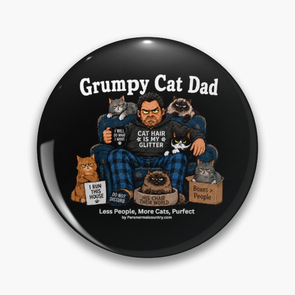 Item preview, Grumpy Cat Dad designed and sold by ParanormalCount.