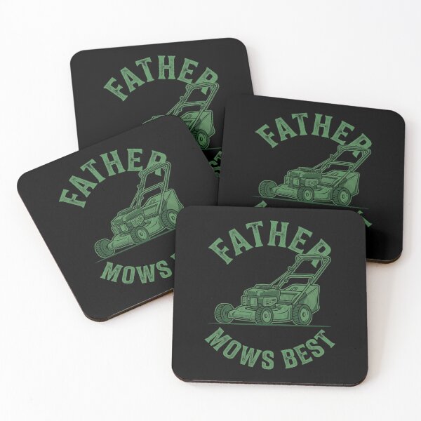 Item preview, Father Mows Best Dad Lawn Mowing Gardener Fatherhood designed and sold by SofenArt.