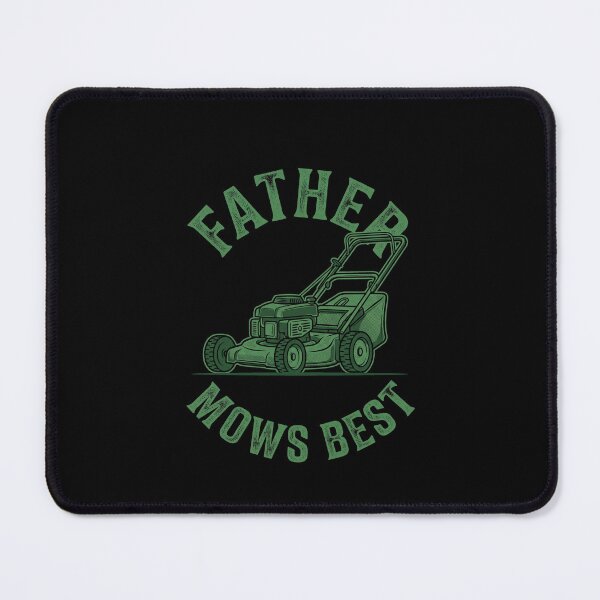 Item preview, Father Mows Best Dad Lawn Mowing Gardener Fatherhood designed and sold by SofenArt.