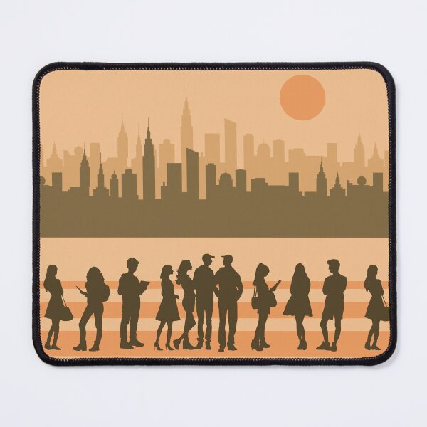 Item preview, Urban Silhouettes Pattern | Urban/Youth Art designed and sold by UnhingedBird.