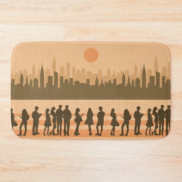Item preview, Urban Silhouettes Pattern | Urban/Youth Art designed and sold by UnhingedBird.