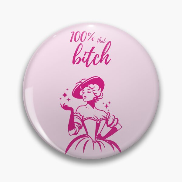 Item preview, 100% that Bitch Pink Aesthetic Sassy Vintage Victorian Art Quote, Positive Affirmations, Girlypop Prints, Cozy Home Decor designed and sold by SpringTeaDesigns.