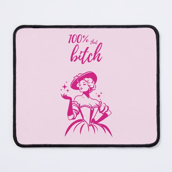 Item preview, 100% that Bitch Pink Aesthetic Sassy Vintage Victorian Art Quote, Positive Affirmations, Girlypop Prints, Cozy Home Decor designed and sold by SpringTeaDesigns.