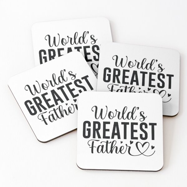 Item preview, Worlds Greatest Father - Cute Fathers Day Retro Vintage Super Dad Husband Family Love Cool Men Gift designed and sold by FuzionRaptor.