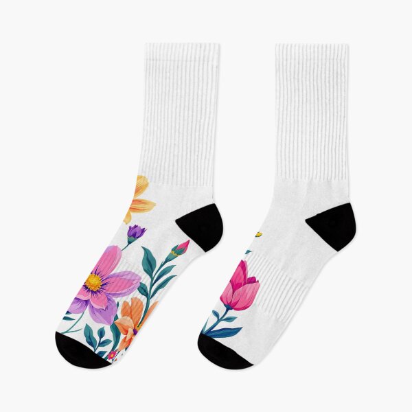 Item preview, Colorful Wildflower Border Floral Design designed and sold by roxysnextgenart.