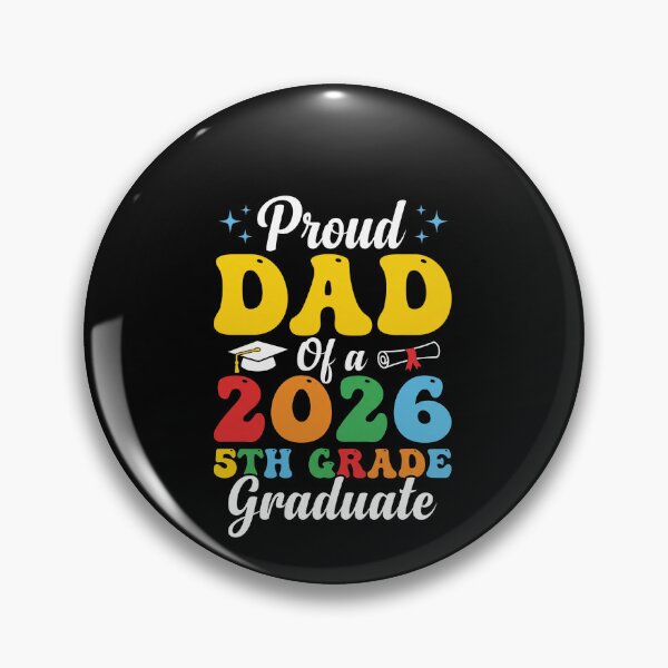 Item preview, Proud Dad Of A 2026 5th Grade Graduate Father Celebration designed and sold by SofenArt.