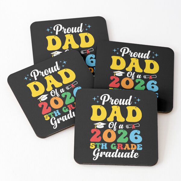 Item preview, Proud Dad Of A 2026 5th Grade Graduate Father Celebration designed and sold by SofenArt.