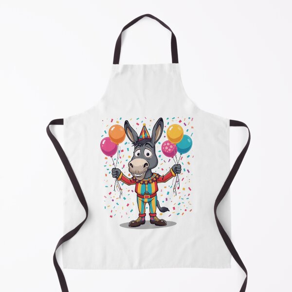 Item preview, Amazing Digital Circus Donkey Party Mascot | Funny Carnival Cartoon Design designed and sold by Vvmd.