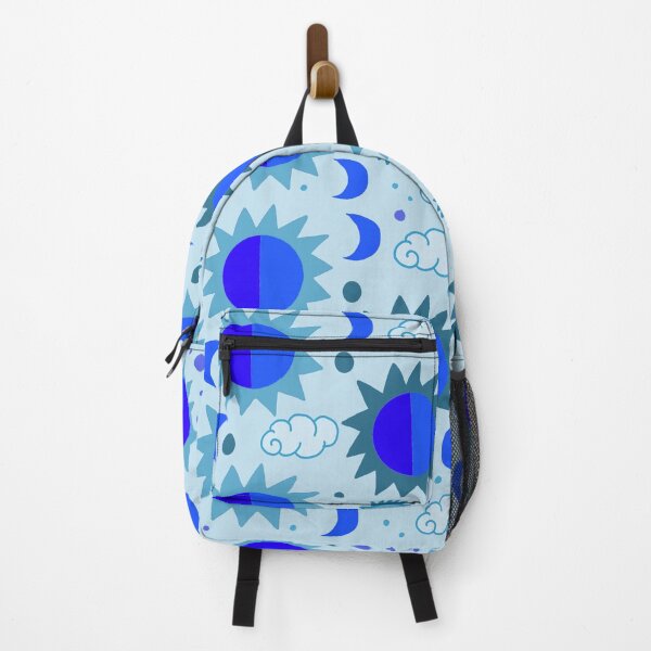 Item preview, 90s Vintage Celestial Dream Sun And Moon (Blue Gray) designed and sold by Designs by Sara Felton.