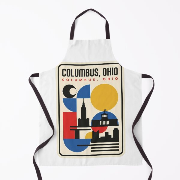 Item preview, Retro Columbus Ohio Geometric City Skyline designed and sold by k3rstman1.