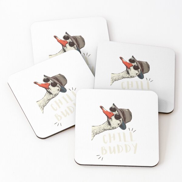 Item preview, Chill Buddy Cool Goose With Sunglasses designed and sold by animenosekaiii.