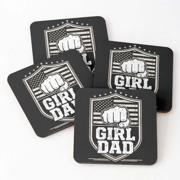 Item preview, Girl Dad Proud Father Daughter Papa Fathers Day Gift designed and sold by SofenArt.