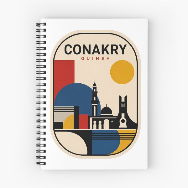 Item preview, Conakry Guinea Retro Minimalist Travel Art designed and sold by k3rstman1.