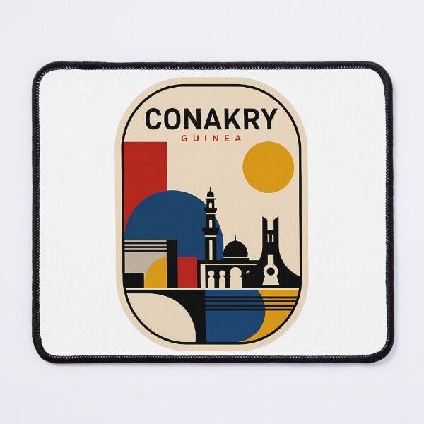 Item preview, Conakry Guinea Retro Minimalist Travel Art designed and sold by k3rstman1.