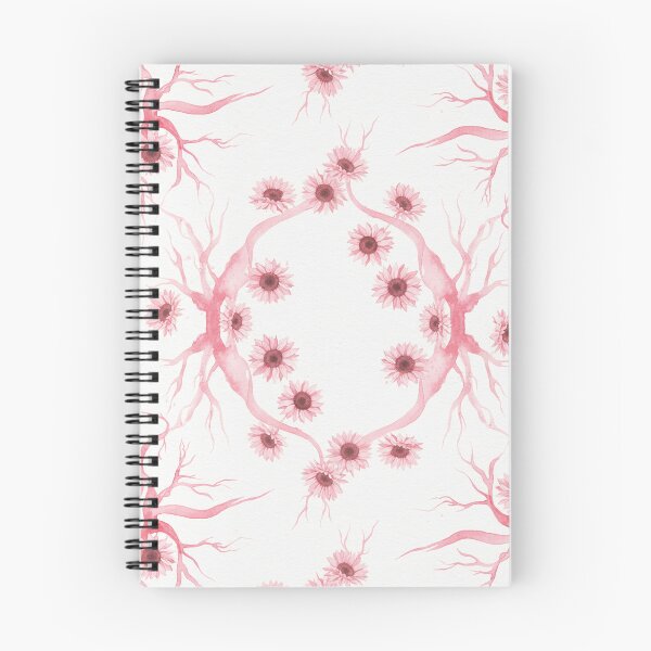 Item preview, Surrealist Pink Sunflower Watercolor Pattern  designed and sold by wissal.studio.