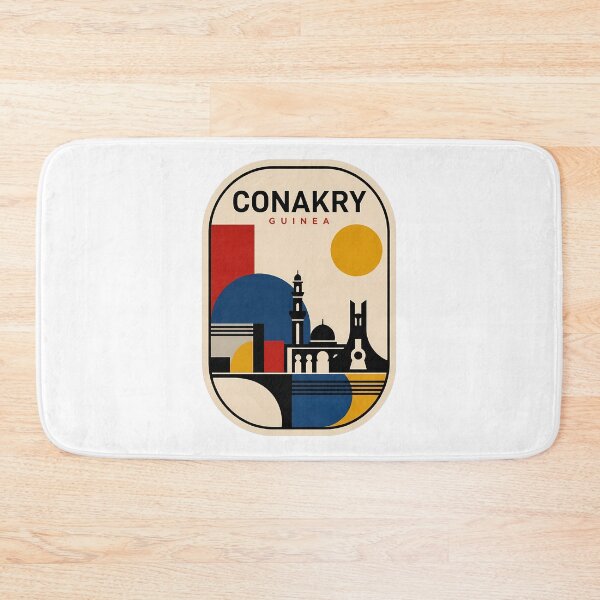 Item preview, Conakry Guinea Retro Minimalist Travel Art designed and sold by k3rstman1.