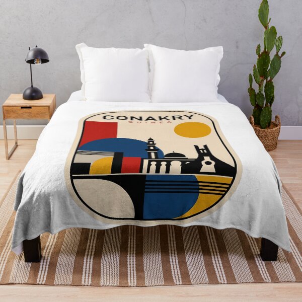 Item preview, Conakry Guinea Retro Minimalist Travel Art designed and sold by k3rstman1.