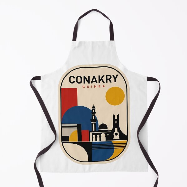 Item preview, Conakry Guinea Retro Minimalist Travel Art designed and sold by k3rstman1.