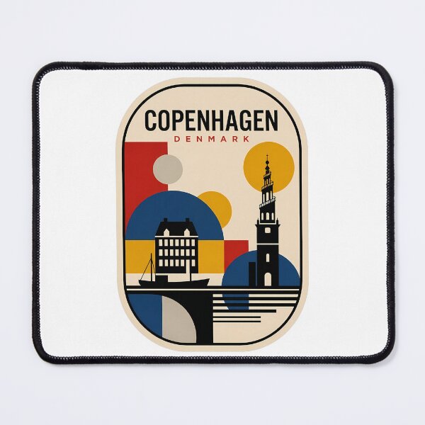 Item preview, Minimalist Copenhagen Denmark Retro Travel Landmark designed and sold by k3rstman1.