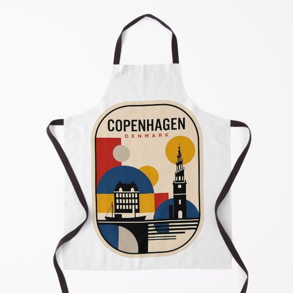 Item preview, Minimalist Copenhagen Denmark Retro Travel Landmark designed and sold by k3rstman1.