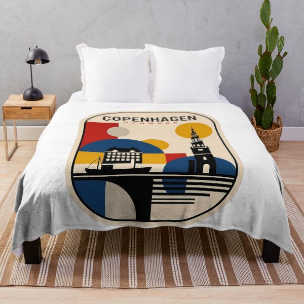 Item preview, Minimalist Copenhagen Denmark Retro Travel Landmark designed and sold by k3rstman1.