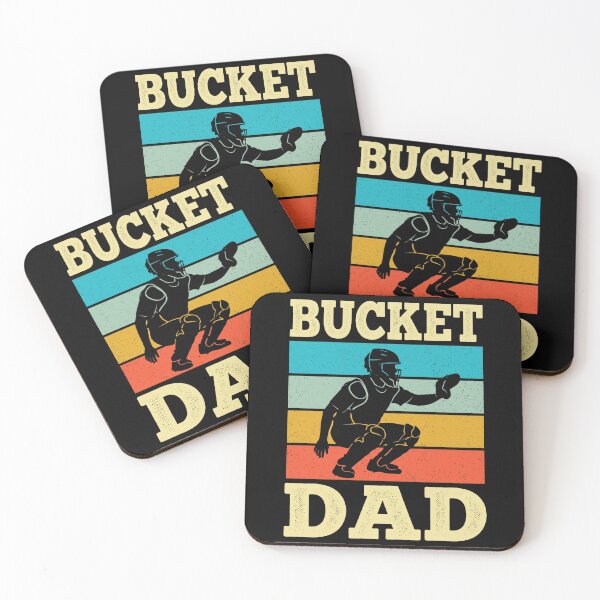 Item preview, Bucket Dad Baseball Catcher Father Sports designed and sold by SofenArt.