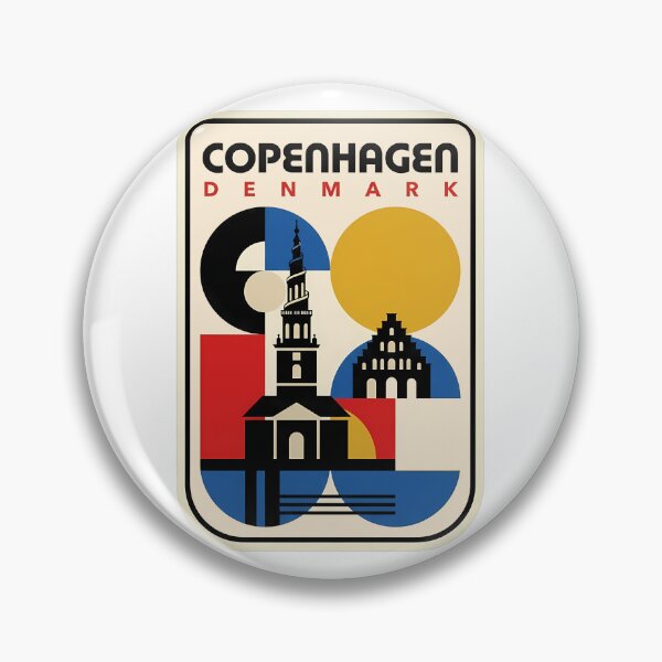 Item preview, Retro Copenhagen Denmark Mid-century Modern Travel designed and sold by k3rstman1.