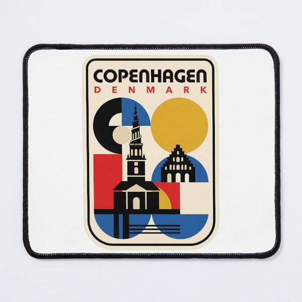Item preview, Retro Copenhagen Denmark Mid-century Modern Travel designed and sold by k3rstman1.