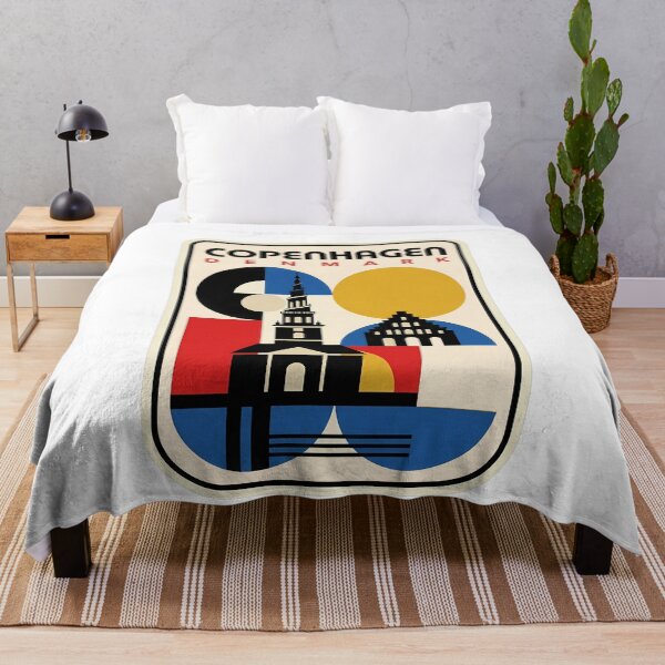 Item preview, Retro Copenhagen Denmark Mid-century Modern Travel designed and sold by k3rstman1.