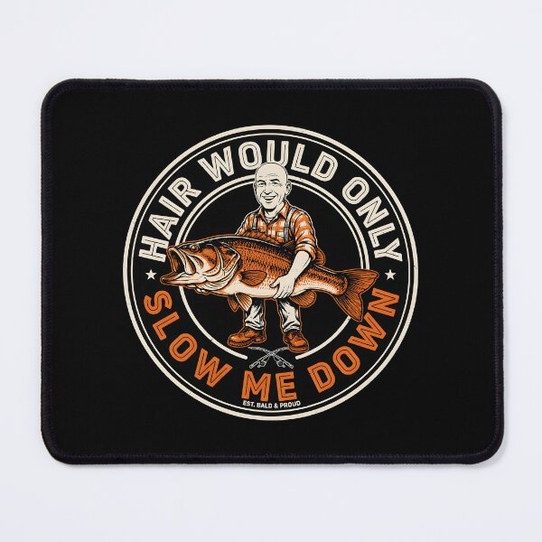 Item preview, Hair Would Only Slow Me Down Dad Humor Funny Bald Dad Joke Vintage designed and sold by Redgiant87x.