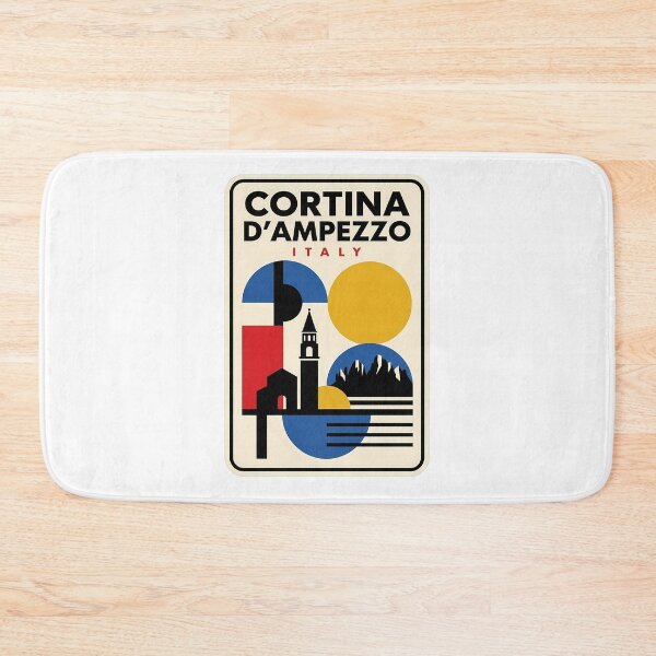 Item preview, Cortina D Ampezzo Italy Retro Geometric Travel designed and sold by k3rstman1.