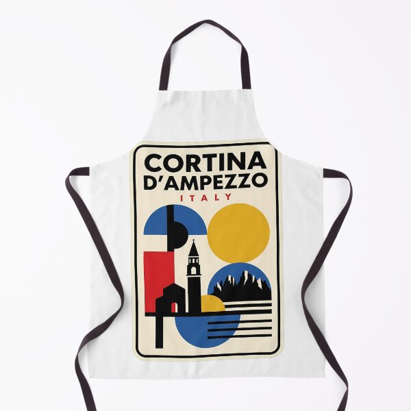 Item preview, Cortina D Ampezzo Italy Retro Geometric Travel designed and sold by k3rstman1.