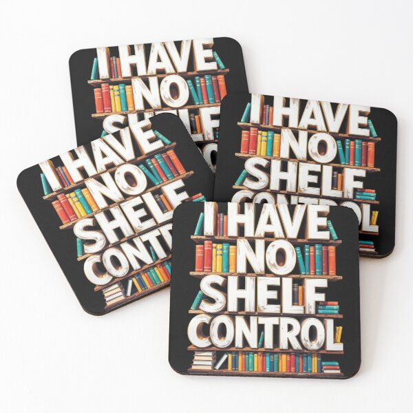 Item preview, I Have No Shelf Control Book Lover Graphic, Funny Reading Pun Typography, Cute Bookworm Bookshelf Design, Literary Quotes designed and sold by Keingdesign.
