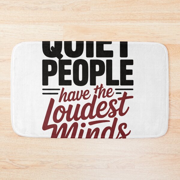 Item preview, Stephen King Quote — Quiet People Have The Loudest Minds | Introvert Book Lover designed and sold by EXATEES  ⭐⭐⭐⭐⭐.
