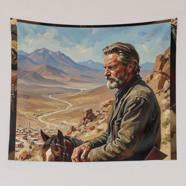 Item preview, The Last Ride – Blackthorn Fine Art Print designed and sold by Art's Diner.