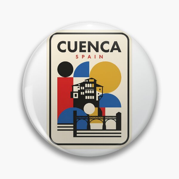 Item preview, Cuenca Spain Casas Colgadas Geometric Travel Style designed and sold by k3rstman1.