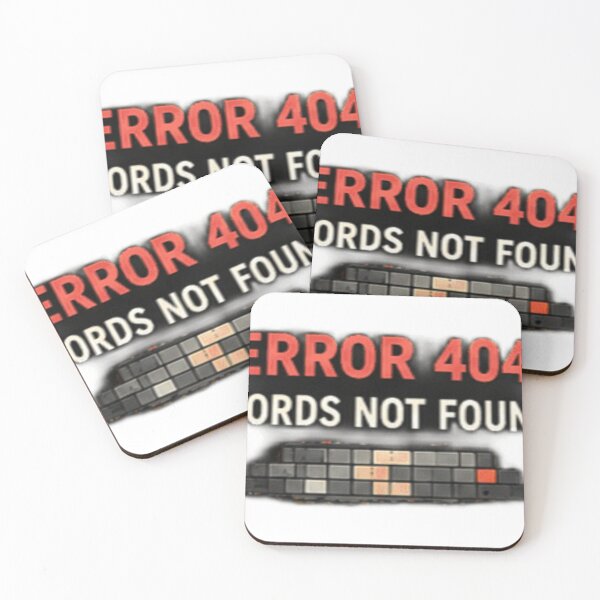 Aperçu de l'œuvre Error 404 Words Not Found | Autism & AAC Humor créée et vendue par GUINewAlex.