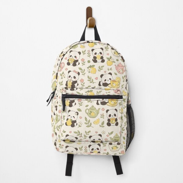 Item preview, Panda Lemon Tea Garden Kawaii Pattern designed and sold by Soft Berry Studio.