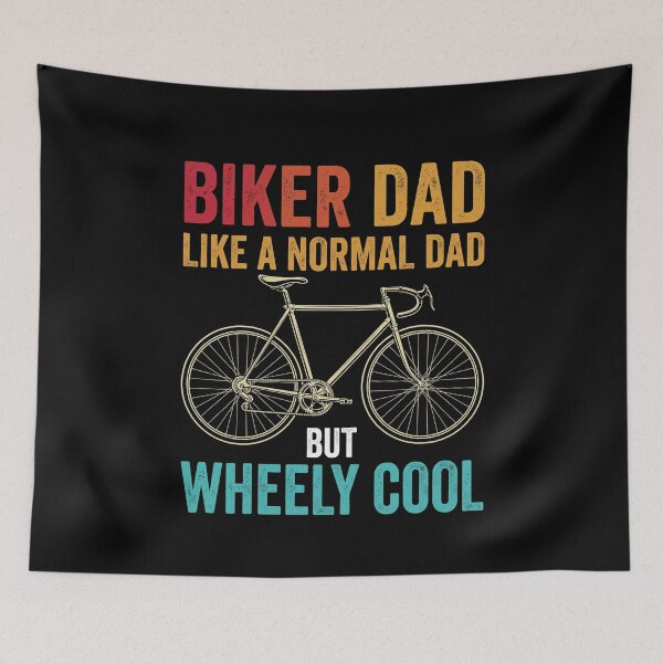 Item preview, Biker Dad Like A Normal Dad But Wheely Cool Bicycle Father Cycling Rider designed and sold by SofenArt.