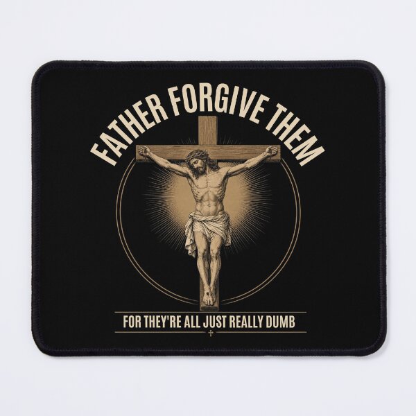 Item preview, Father Forgive Them (They’re Really Dumb) – Vintage Christian Humor T-Shirt designed and sold by Alt Christian.